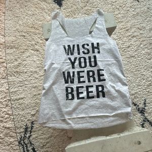 Wish you were Beer tank top